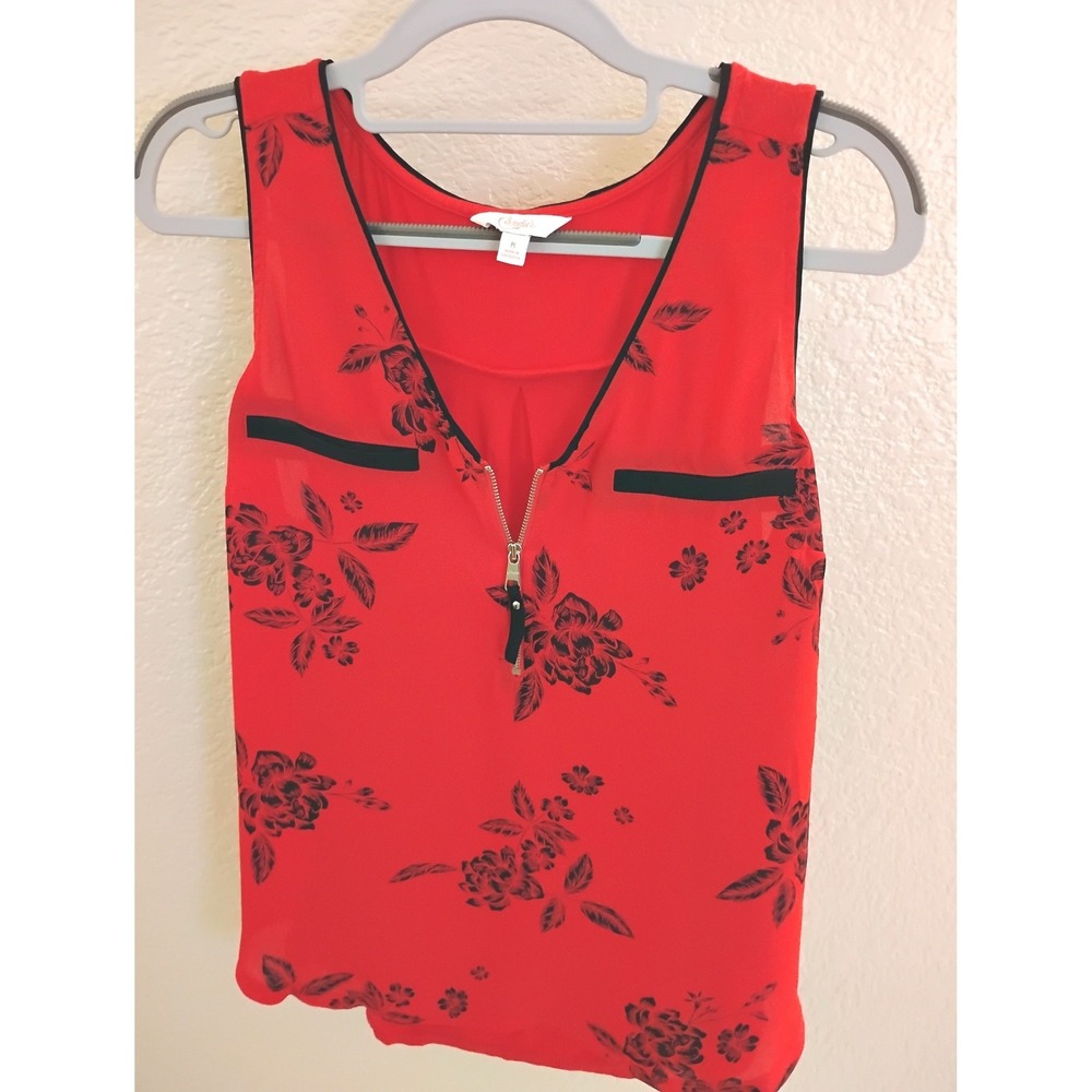 Candie's Floral Tank Y2K romantic whimsical grunge indie boho festival coquette